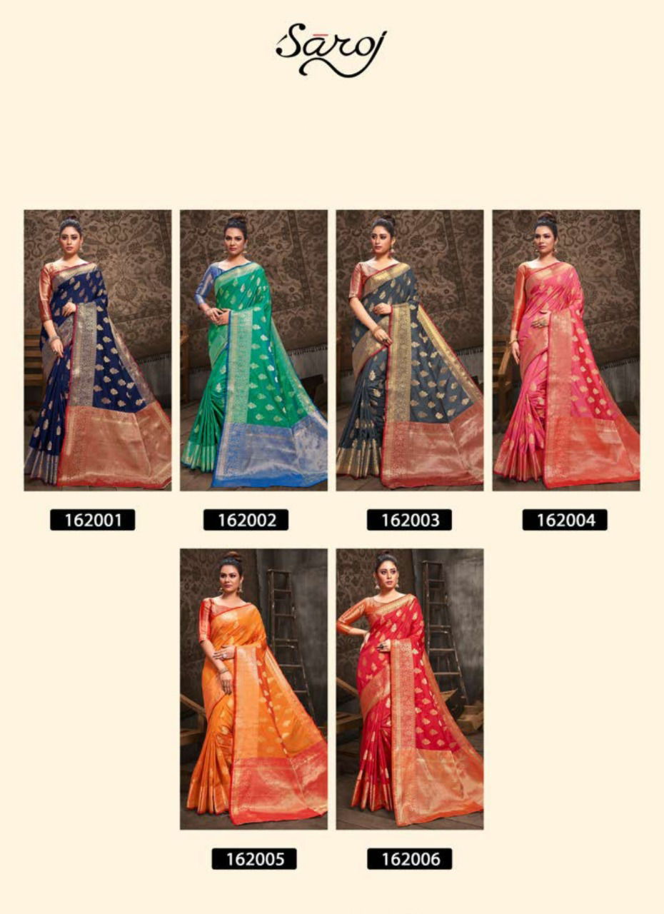 Saroj Tannu Latest Fancy designer Wedding Wear Printed Silk Saree Collection